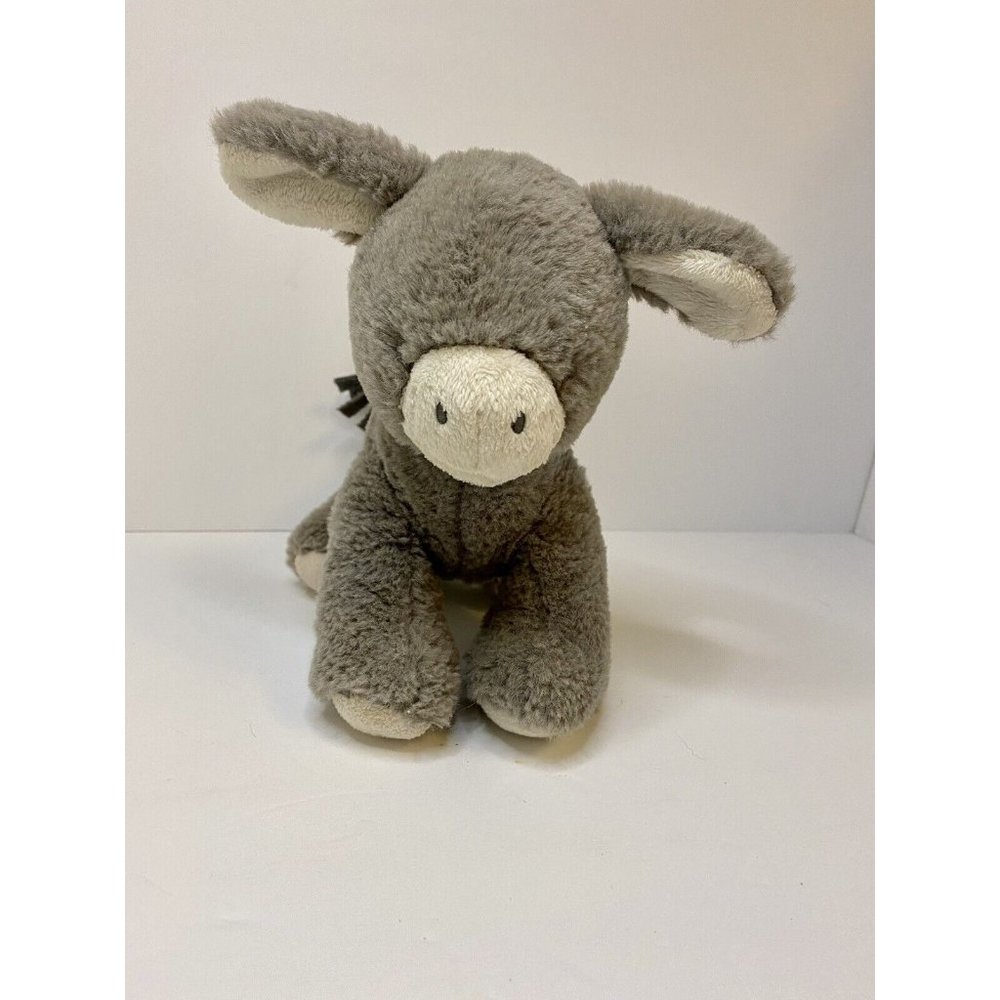 Carters Plush Grey Gray Donkey Mule Baby Toy Stuffed Animal Lovey‎ 2016